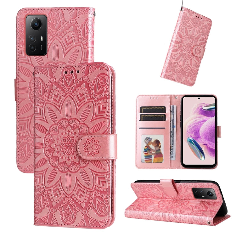 Embossed Sunflower Leather Phone Case, For Xiaomi Redmi Note13 Pro+ 5G Global, For Xiaomi Redmi Note13 Pro 5G Global, For Xiaomi 13T / Redmi K60 Ultra, For Xiaomi Redmi K70 / K70 Pro, For Xiaomi Redmi Poco F5, For Xiaomi Redmi K60 / K60 Pro            ...