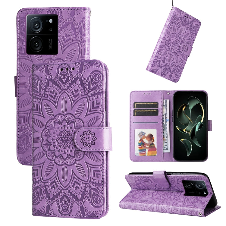 Embossed Sunflower Leather Phone Case, For Xiaomi Redmi Note13 Pro+ 5G Global, For Xiaomi Redmi Note13 Pro 5G Global, For Xiaomi 13T / Redmi K60 Ultra, For Xiaomi Redmi K70 / K70 Pro, For Xiaomi Redmi Poco F5, For Xiaomi Redmi K60 / K60 Pro            ...