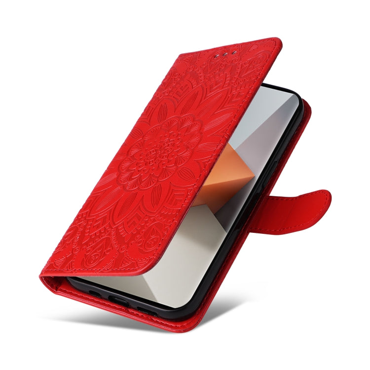 Embossed Sunflower Leather Phone Case, For Xiaomi Redmi Note13 Pro+ 5G Global, For Xiaomi Redmi Note13 Pro 5G Global, For Xiaomi 13T / Redmi K60 Ultra, For Xiaomi Redmi K70 / K70 Pro, For Xiaomi Redmi Poco F5, For Xiaomi Redmi K60 / K60 Pro            ...