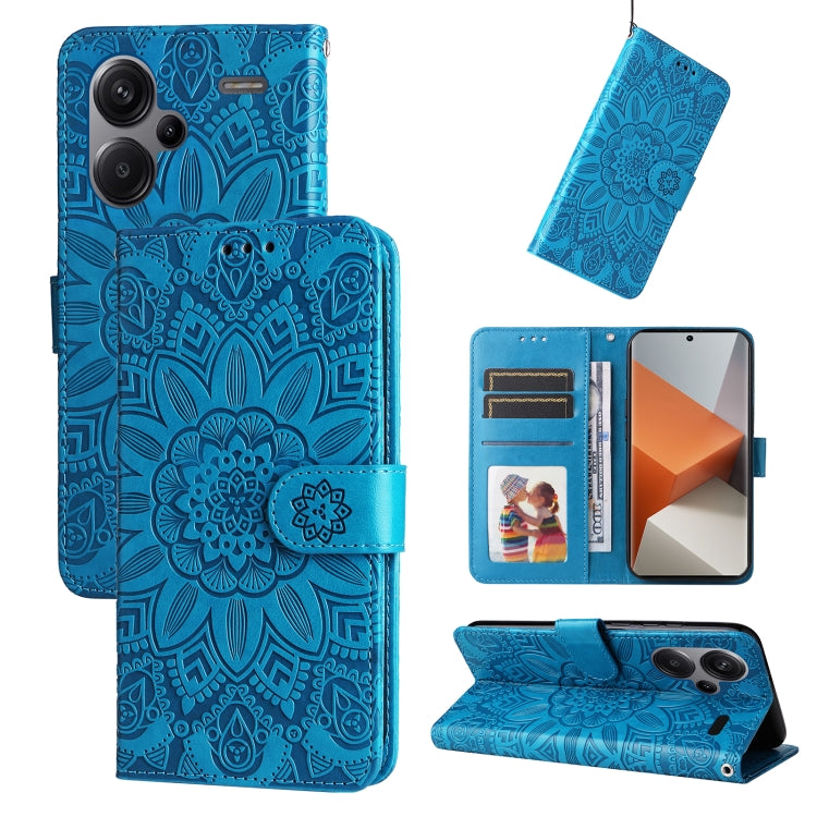 Embossed Sunflower Leather Phone Case, For Xiaomi Redmi Note13 Pro+ 5G Global, For Xiaomi Redmi Note13 Pro 5G Global, For Xiaomi 13T / Redmi K60 Ultra, For Xiaomi Redmi K70 / K70 Pro, For Xiaomi Redmi Poco F5, For Xiaomi Redmi K60 / K60 Pro            ...