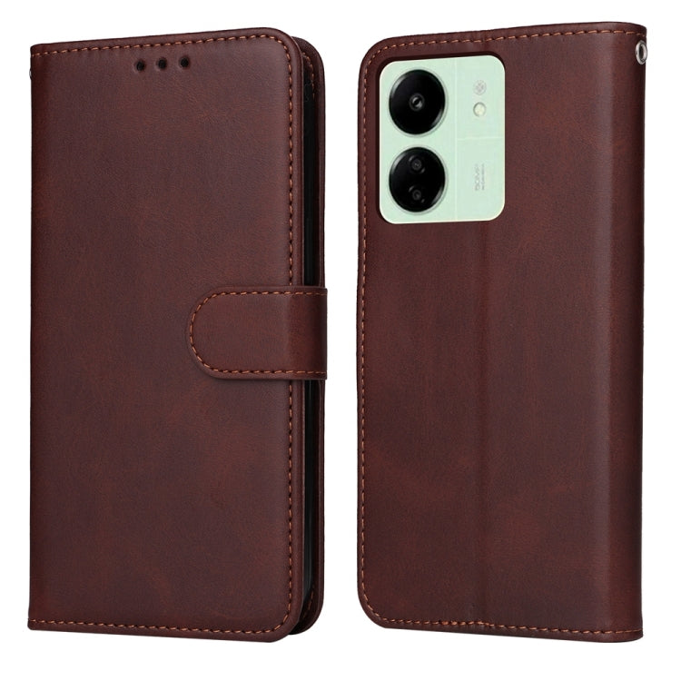 Classic Calf Texture Flip Leather Phone Case, For Xiaomi Redmi 13C 4G, For Xiaomi Redmi Note13 Pro+ 5G Global, For Xiaomi Redmi Note13 Pro 5G Global, For Xiaomi 13T / Redmi K60 Ultra, For Xiaomi Redmi K70 / K70 Pro, For Xiaomi Redmi Poco F5            ...