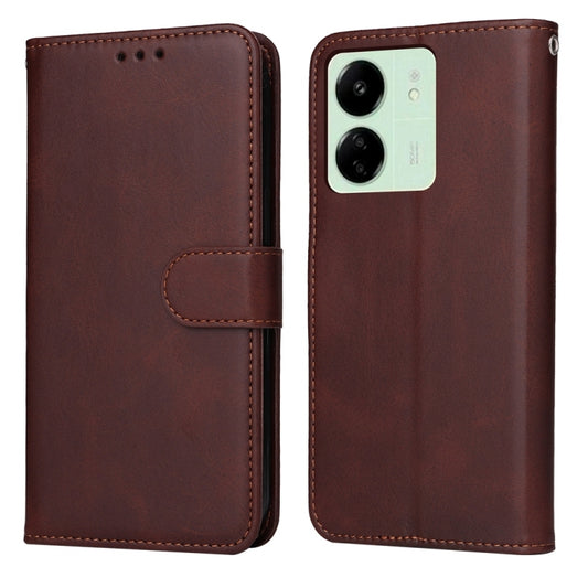 Classic Calf Texture Flip Leather Phone Case, For Xiaomi Redmi 13C 4G, For Xiaomi Redmi Note13 Pro+ 5G Global, For Xiaomi Redmi Note13 Pro 5G Global, For Xiaomi 13T / Redmi K60 Ultra, For Xiaomi Redmi K70 / K70 Pro, For Xiaomi Redmi Poco F5            ...