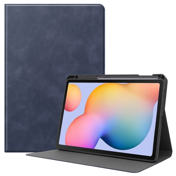 For Samsung Galaxy Tab S6 Lite P610 / P615 Cowhide Texture TPU Tablet Horizontal Flip Leather Case with Holder & Sleep / Wake-Up Function & Pen Slot, For Samsung Galaxy Tab S6 Lite P610 / P615