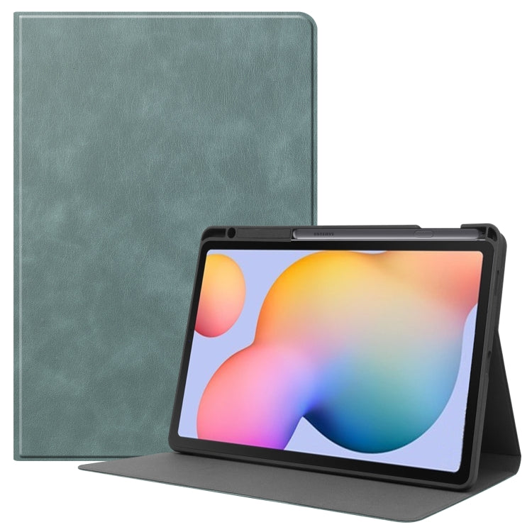 For Samsung Galaxy Tab S6 Lite P610 / P615 Cowhide Texture TPU Tablet Horizontal Flip Leather Case with Holder & Sleep / Wake-Up Function & Pen Slot, For Samsung Galaxy Tab S6 Lite P610 / P615