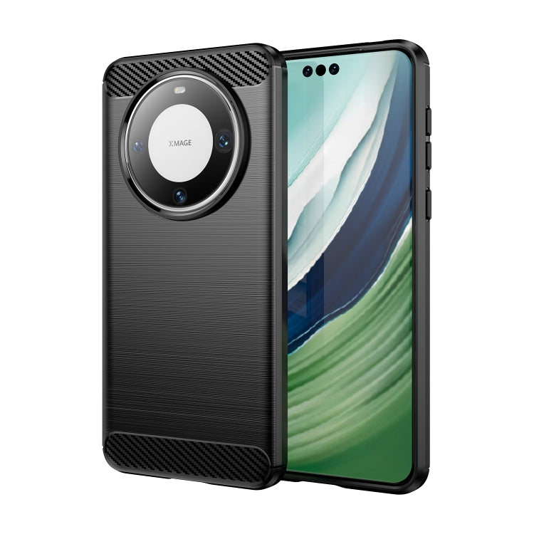 Brushed Texture Carbon Fiber TPU Phone Case, For Huawei Pura 80 Ultra 5G, For Huawei Pura 80 Pro+ 5G, For Huawei Pura 80 Pro 5G, For Huawei Pura 80 5G, For Huawei Mate 70 Pro / 70 Pro+, For Huawei Mate 70, For Huawei Pura 70 Pro / Pura 70 Pro+         ...