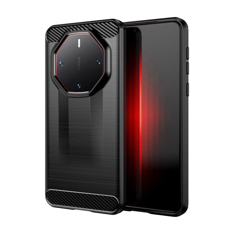 Brushed Texture Carbon Fiber TPU Phone Case, For Huawei Pura 80 Ultra 5G, For Huawei Pura 80 Pro+ 5G, For Huawei Pura 80 Pro 5G, For Huawei Pura 80 5G, For Huawei Mate 70 Pro / 70 Pro+, For Huawei Mate 70, For Huawei Pura 70 Pro / Pura 70 Pro+         ...