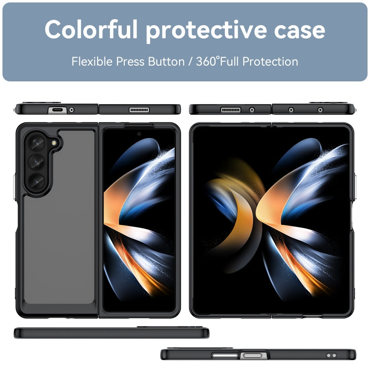 Colorful Series Acrylic + TPU Phone Case, For Samsung Galaxy Z Fold5