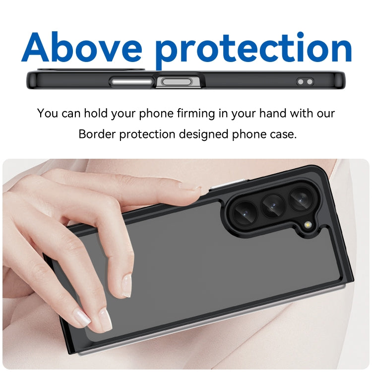 Colorful Series Acrylic + TPU Phone Case, For Samsung Galaxy Z Fold5