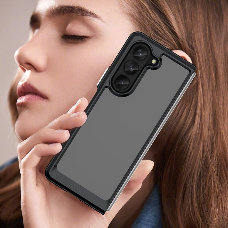 Colorful Series Acrylic + TPU Phone Case, For Samsung Galaxy Z Fold5