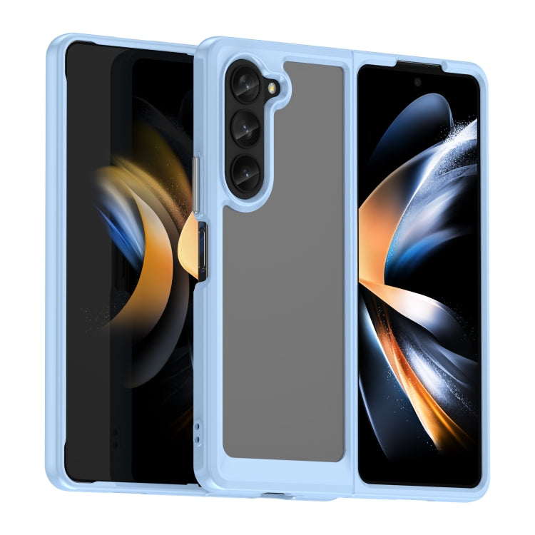 Colorful Series Acrylic + TPU Phone Case, For Samsung Galaxy Z Fold5