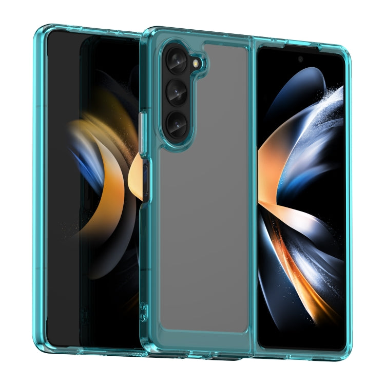 Colorful Series Acrylic + TPU Phone Case, For Samsung Galaxy Z Fold5
