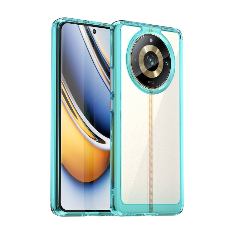 Colorful Series Acrylic Hybrid TPU Phone Case, For Realme 11 Pro+