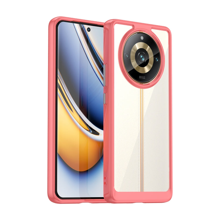 Colorful Series Acrylic Hybrid TPU Phone Case, For Realme 11 Pro+