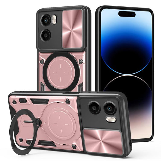 CD Texture Sliding Camshield Magnetic Holder Phone Case, For Motorola Moto G05, For Motorola Moto G 2025, For Motorola Moto G75 5G, For Motorola Moto G35, For Motorola Moto G55, For Motorola Edge 50 Neo, For Motorola Moto G85                           ...