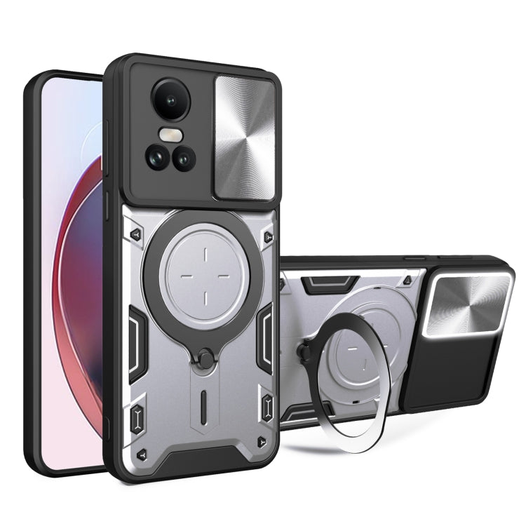 CD Texture Sliding Camshield Magnetic Holder Phone Case, For OPPO Reno11 F 5G Global, For OPPO Reno11 5G Global, For OPPO Reno11 Pro 5G Global, For OPPO A38 4G Global, For OPPO A58 4G Global, For OPPO Reno10 5G Global, For OPPO A78 4G                  ...