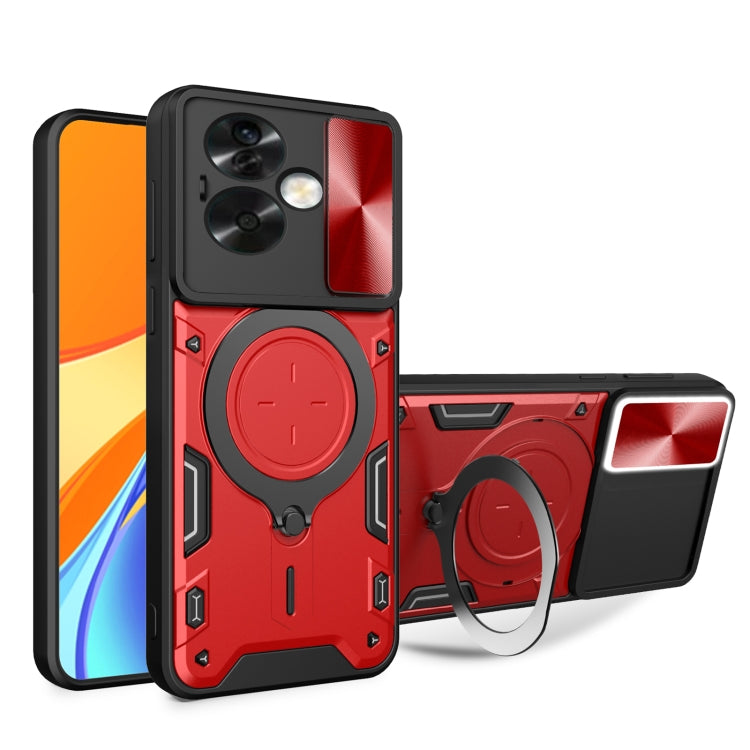 CD Texture Sliding Camshield Magnetic Holder Phone Case, For OPPO A15 / A15s / A35 2021, For OPPO A53 4G, For OPPO A9 2020 / A5 2020 / A11x, For OPPO A79 5G Global