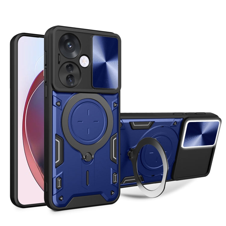 CD Texture Sliding Camshield Magnetic Holder Phone Case, For OPPO Reno12 5G Global, For OPPO Reno11 F 5G Global, For OPPO Reno11 5G Global, For OPPO Reno11 Pro 5G Global, For OPPO A38 4G Global, For OPPO A58 4G Global, For OPPO Reno10 5G Global        ...
