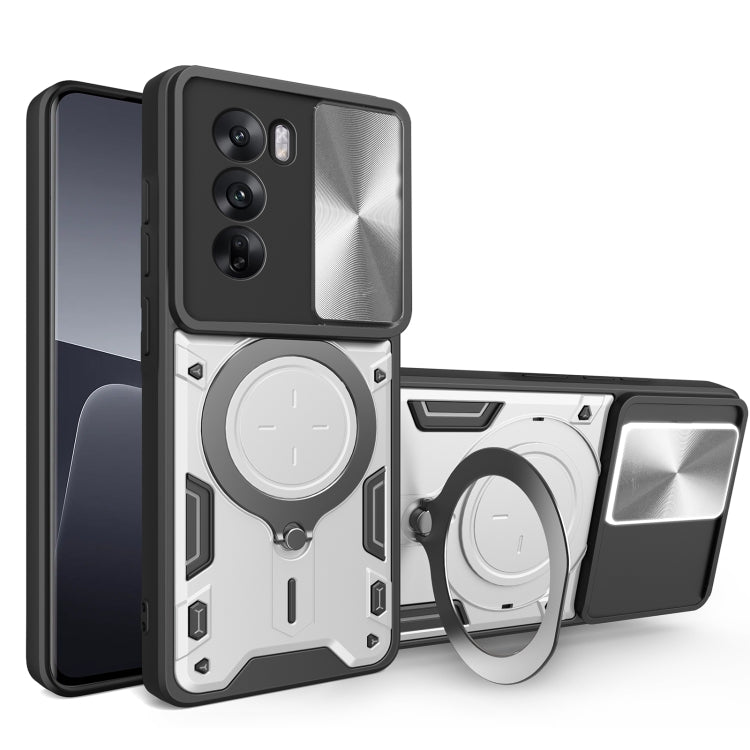 CD Texture Sliding Camshield Magnetic Holder Phone Case, For OPPO F29 5G Global, For OPPO A5 Pro 5G Global, For OPPO Find X8, For OPPO A3x 5G India / A3x 4G, For OPPO Reno12 F 5G Global, For OPPO A3 Pro 5G India, For OPPO Reno12 Pro 5G Global          ...