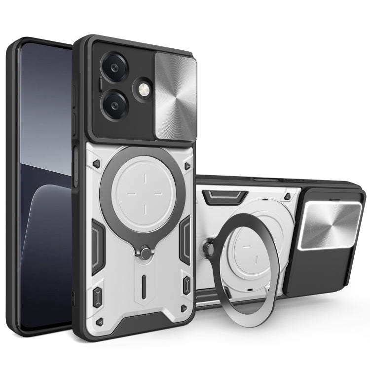 CD Texture Sliding Camshield Magnetic Holder Phone Case, For OPPO F29 5G Global, For OPPO A5 Pro 5G Global, For OPPO Find X8, For OPPO A3x 5G India / A3x 4G, For OPPO Reno12 F 5G Global, For OPPO A3 Pro 5G India, For OPPO Reno12 Pro 5G Global          ...