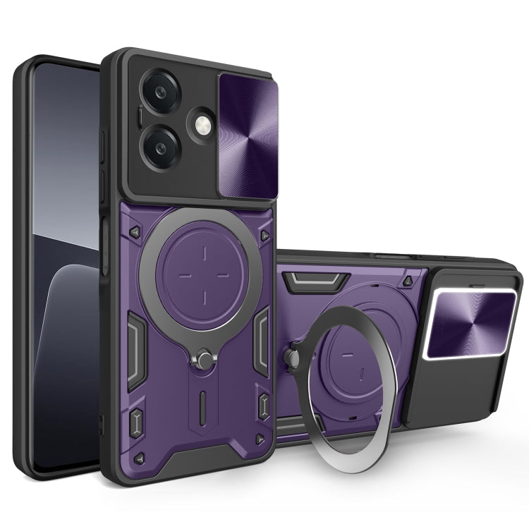 CD Texture Sliding Camshield Magnetic Holder Phone Case, For OPPO F29 5G Global, For OPPO A5 Pro 5G Global, For OPPO Find X8, For OPPO A3x 5G India / A3x 4G, For OPPO Reno12 F 5G Global, For OPPO A3 Pro 5G India, For OPPO Reno12 Pro 5G Global          ...