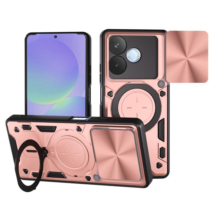 CD Texture Sliding Camshield Magnetic Holder Phone Case, For OPPO F29 Pro 5G Global, For OPPO F29 5G Global, For OPPO A5 Pro 5G Global, For OPPO Find X8, For OPPO A3x 5G India / A3x 4G, For OPPO Reno12 F 5G Global, For OPPO A3 Pro 5G India             ...