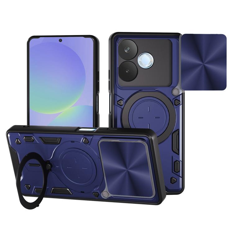 CD Texture Sliding Camshield Magnetic Holder Phone Case, For OPPO F29 Pro 5G Global, For OPPO F29 5G Global, For OPPO A5 Pro 5G Global, For OPPO Find X8, For OPPO A3x 5G India / A3x 4G, For OPPO Reno12 F 5G Global, For OPPO A3 Pro 5G India             ...