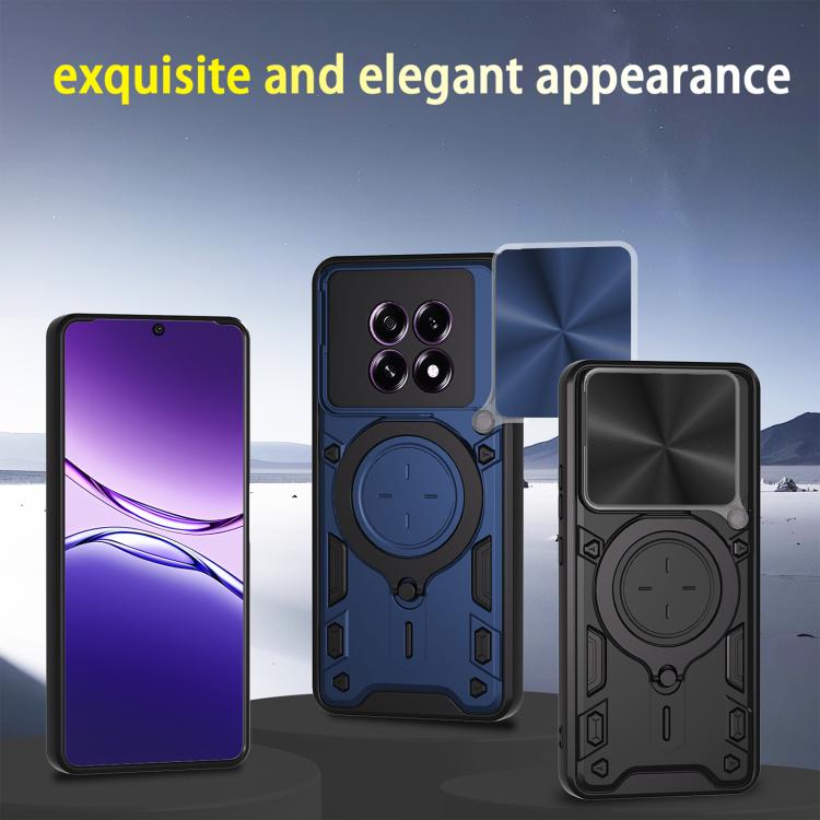 CD Texture Sliding Camshield Magnetic Holder Phone Case, For OPPO F29 5G Global, For OPPO A5 Pro 5G Global, For OPPO Find X8, For OPPO A3x 5G India / A3x 4G, For OPPO Reno12 F 5G Global, For OPPO A3 Pro 5G India, For OPPO Reno12 Pro 5G Global          ...