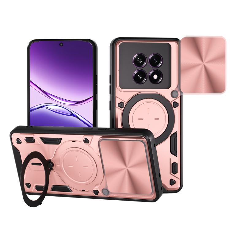 CD Texture Sliding Camshield Magnetic Holder Phone Case, For OPPO F29 Pro 5G Global, For OPPO F29 5G Global, For OPPO A5 Pro 5G Global, For OPPO Find X8, For OPPO A3x 5G India / A3x 4G, For OPPO Reno12 F 5G Global, For OPPO A3 Pro 5G India             ...