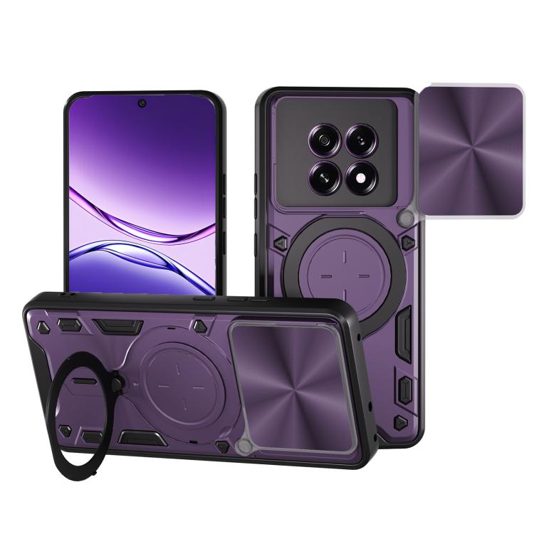 CD Texture Sliding Camshield Magnetic Holder Phone Case, For OPPO F29 Pro 5G Global, For OPPO F29 5G Global, For OPPO A5 Pro 5G Global, For OPPO Find X8, For OPPO A3x 5G India / A3x 4G, For OPPO Reno12 F 5G Global, For OPPO A3 Pro 5G India             ...