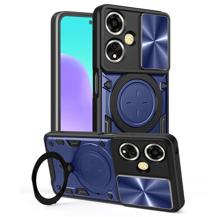 CD Texture Sliding Camshield Magnetic Holder Phone Case, For OPPO Find X9 Ultra, For OPPO Find X9, For OPPO Find X9 Pro, For OPPO Reno14 F 5G Global, For OPPO A5 5G Global / A5x 5G, For OPPO Reno14 5G Global, For OPPO A59 5G Global                     ...