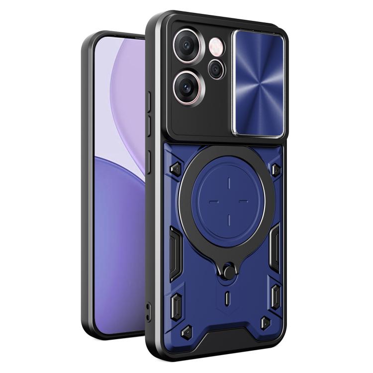 CD Texture Sliding Camshield Magnetic Holder Phone Case, For OPPO Find X9 Ultra, For OPPO Find X9, For OPPO Find X9 Pro, For OPPO Reno14 F 5G Global, For OPPO A5 5G Global / A5x 5G, For OPPO Reno14 5G Global, For OPPO A59 5G Global                     ...