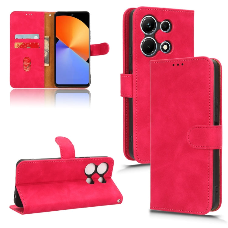 Skin Feel Magnetic Flip Leather Phone Case, For Infinix Note 30i, For Infinix Note 30, For Infinix Note 30 4G, For Infinix Note 30 VIP