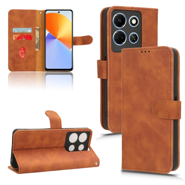 Skin Feel Magnetic Flip Leather Phone Case, For Infinix Note 30i, For Infinix Note 30, For Infinix Note 30 4G, For Infinix Note 30 VIP