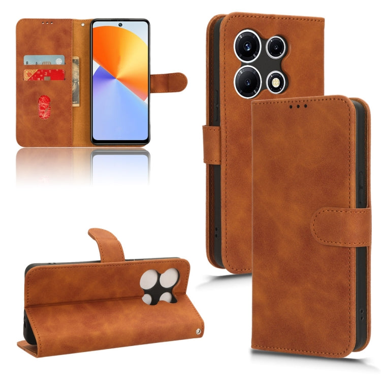 Skin Feel Magnetic Flip Leather Phone Case, For Infinix Note 30i, For Infinix Note 30, For Infinix Note 30 4G, For Infinix Note 30 VIP