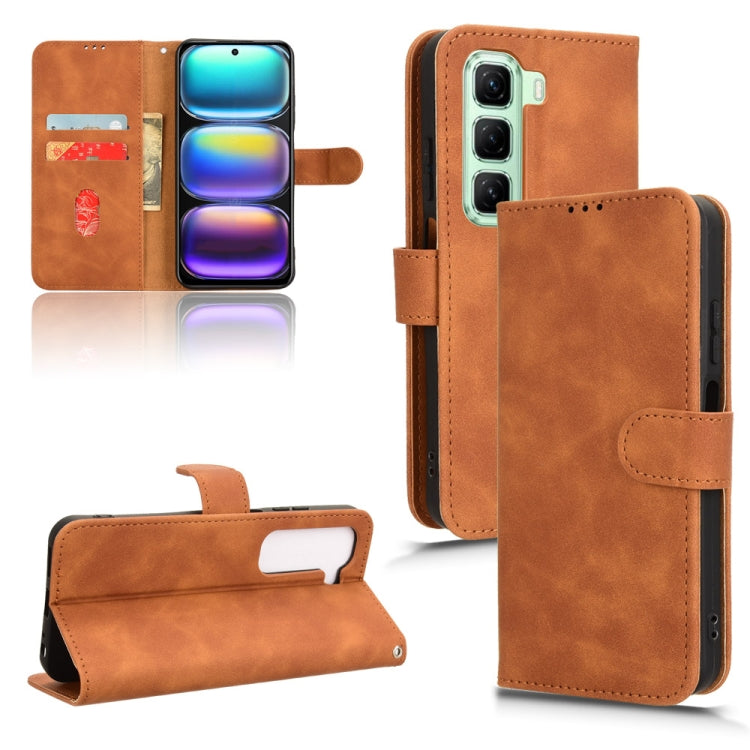 Skin Feel Magnetic Flip Leather Phone Case, For Infinix Note 50x, For Infinix Note 50 Pro 4G, For Infinix Hot 50 Pro, For Infinix Hot 50i / Smart 9, For Infinix Hot 50 Pro+, For Infinix Hot 50 4G, For Infinix Hot 50 5G, For Infinix Zero 40 4G          ...