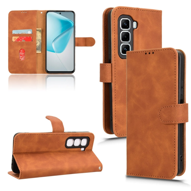 Skin Feel Magnetic Flip Leather Phone Case, For Infinix Note 50x, For Infinix Note 50 Pro 4G, For Infinix Hot 50 Pro, For Infinix Hot 50i / Smart 9, For Infinix Hot 50 Pro+, For Infinix Hot 50 4G, For Infinix Hot 50 5G, For Infinix Zero 40 4G          ...