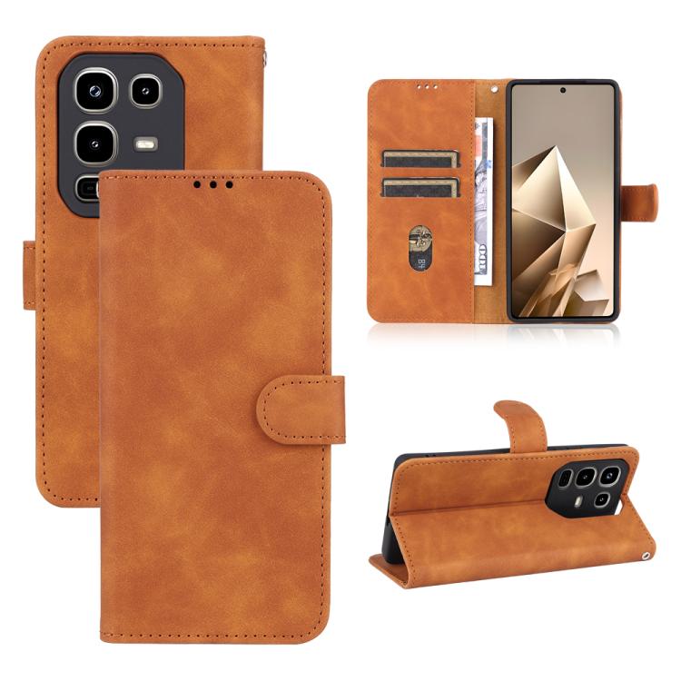 Skin Feel Magnetic Flip Leather Phone Case, For Infinix Note 50x, For Infinix Note 50 Pro 4G, For Infinix Hot 50 Pro, For Infinix Hot 50i / Smart 9, For Infinix Hot 50 Pro+, For Infinix Hot 50 4G, For Infinix Hot 50 5G, For Infinix Zero 40 4G          ...