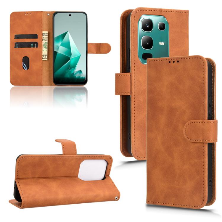 Skin Feel Magnetic Flip Leather Phone Case, For Infinix Note 50x, For Infinix Note 50 Pro 4G, For Infinix Hot 50 Pro, For Infinix Hot 50i / Smart 9, For Infinix Hot 50 Pro+, For Infinix Hot 50 4G, For Infinix Hot 50 5G, For Infinix Zero 40 4G          ...