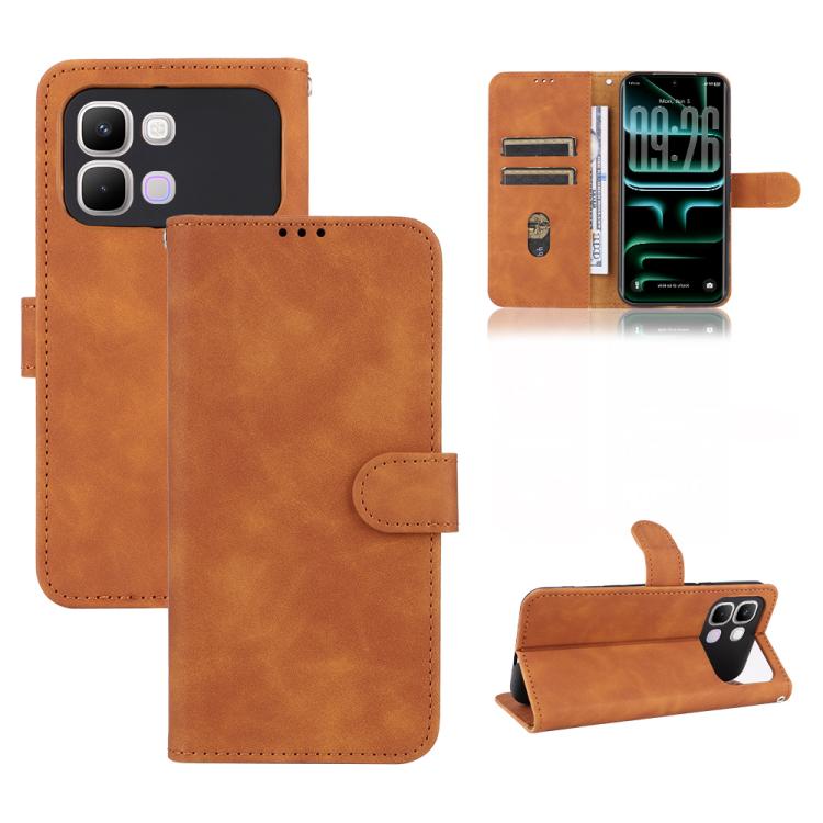 Skin Feel Magnetic Flip Leather Phone Case, For Infinix GT 50 Pro 5G, For Infinix Hot 70 4G, For Infinix Note 60 Ultra 5G, For Infinix Note Edge 5G, For Infinix Hot 60 5G, For Infinix Hot 60 Pro+ 4G, For Infinix Hot 60 Pro 4G, For Infinix Smart 10 Plus...