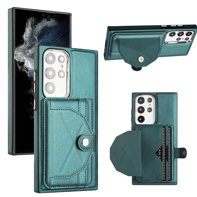 Shockproof Leather Phone Case with Card Holder, For Samsung Galaxy A53 5G, For Samsung Galaxy A73 5G, For Samsung Galaxy A33 5G, For Samsung Galaxy A13 4G, For Samsung Galaxy S22 Ultra 5G, For Samsung Galaxy S22+ 5G, For Samsung Galaxy S22 5G          ...