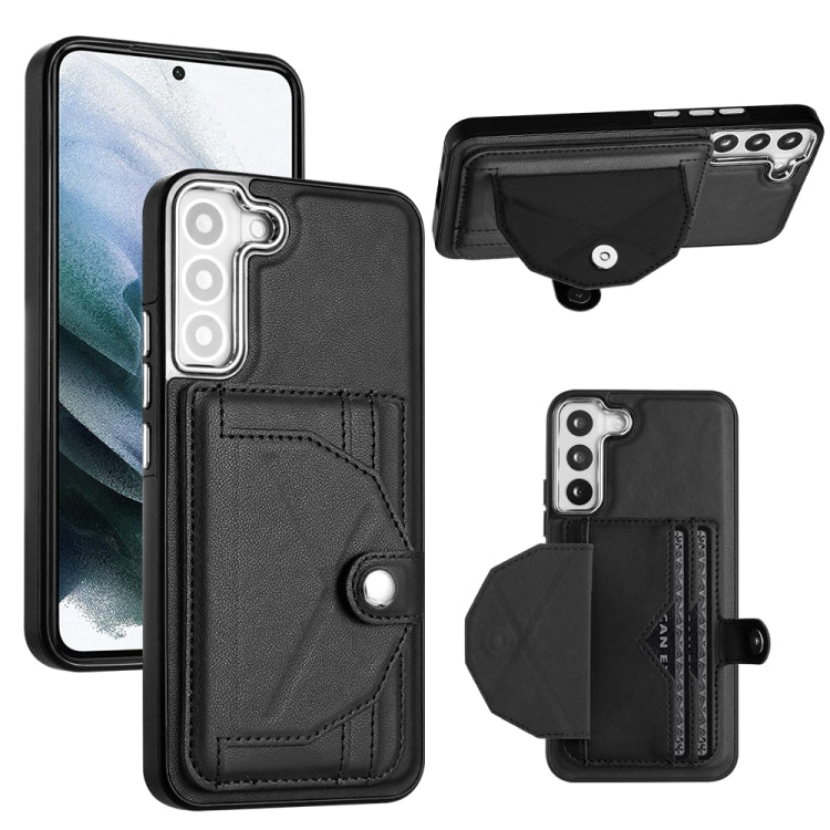 Shockproof Leather Phone Case with Card Holder, For Samsung Galaxy A53 5G, For Samsung Galaxy A73 5G, For Samsung Galaxy A33 5G, For Samsung Galaxy A13 4G, For Samsung Galaxy S22 Ultra 5G, For Samsung Galaxy S22+ 5G, For Samsung Galaxy S22 5G          ...