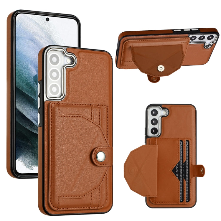 Shockproof Leather Phone Case with Card Holder, For Samsung Galaxy A53 5G, For Samsung Galaxy A73 5G, For Samsung Galaxy A33 5G, For Samsung Galaxy A13 4G, For Samsung Galaxy S22 Ultra 5G, For Samsung Galaxy S22+ 5G, For Samsung Galaxy S22 5G          ...