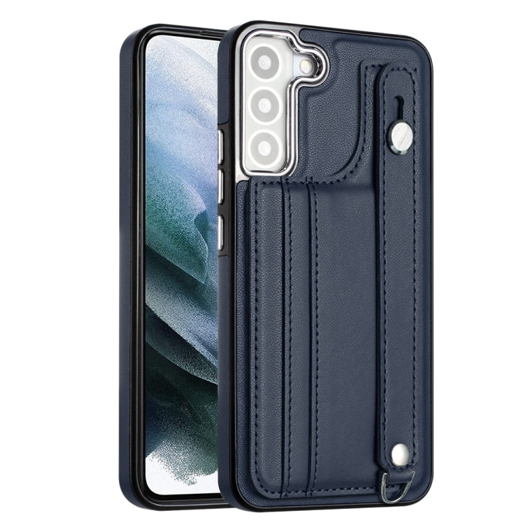 Shockproof Leather Phone Case with Wrist Strap, For Samsung Galaxy A04E / F04 / M04, For Samsung Galaxy A14 4G / A14 5G, For Samsung Galaxy A34 5G, For Samsung Galaxy A54 5G, For Samsung Galaxy S23 Ultra, For Samsung Galaxy S23, For Samsung Galaxy A04 ...