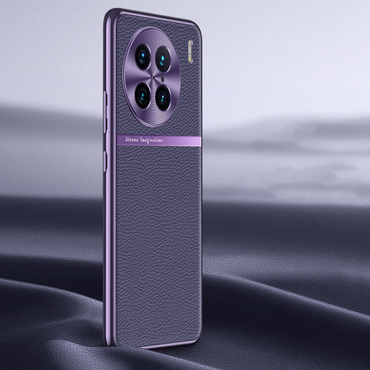 Litchi Texture Genuine Leather Phone Case, For vivo S16 / S16 Pro, For vivo S17 Pro, For vivo S17, For vivo X90 Pro, For vivo X90, For vivo X90 Pro+