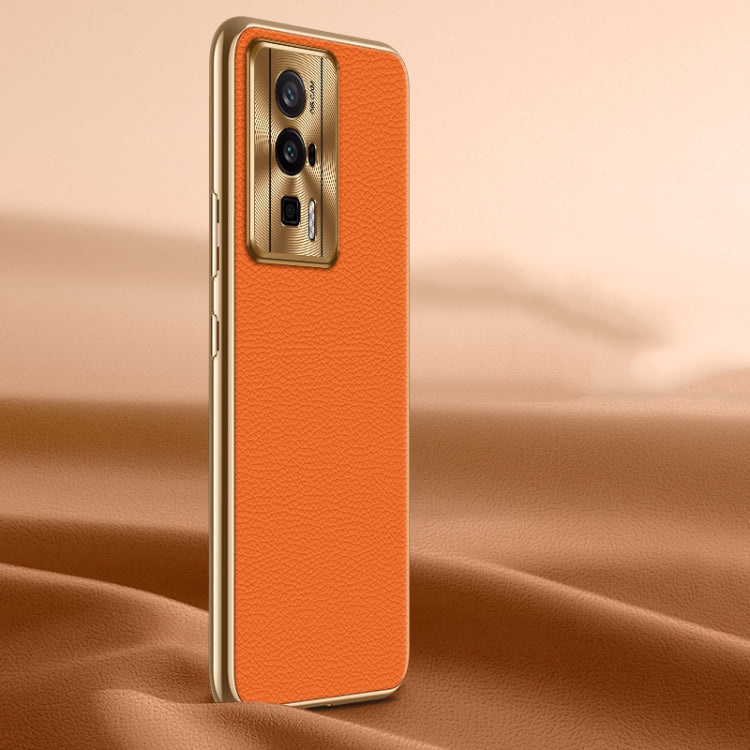 Litchi Texture Genuine Leather Phone Case, For Xiaomi 13 Ultra, For Xiaomi Redmi K60 Ultra, For Xiaomi Redmi K60 Pro, For Xiaomi Redmi K60, For Xiaomi 13 Pro, For Xiaomi 13