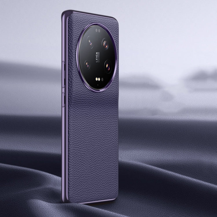Litchi Texture Genuine Leather Phone Case, For Xiaomi 13 Ultra, For Xiaomi Redmi K60 Ultra, For Xiaomi Redmi K60 Pro, For Xiaomi Redmi K60, For Xiaomi 13 Pro, For Xiaomi 13