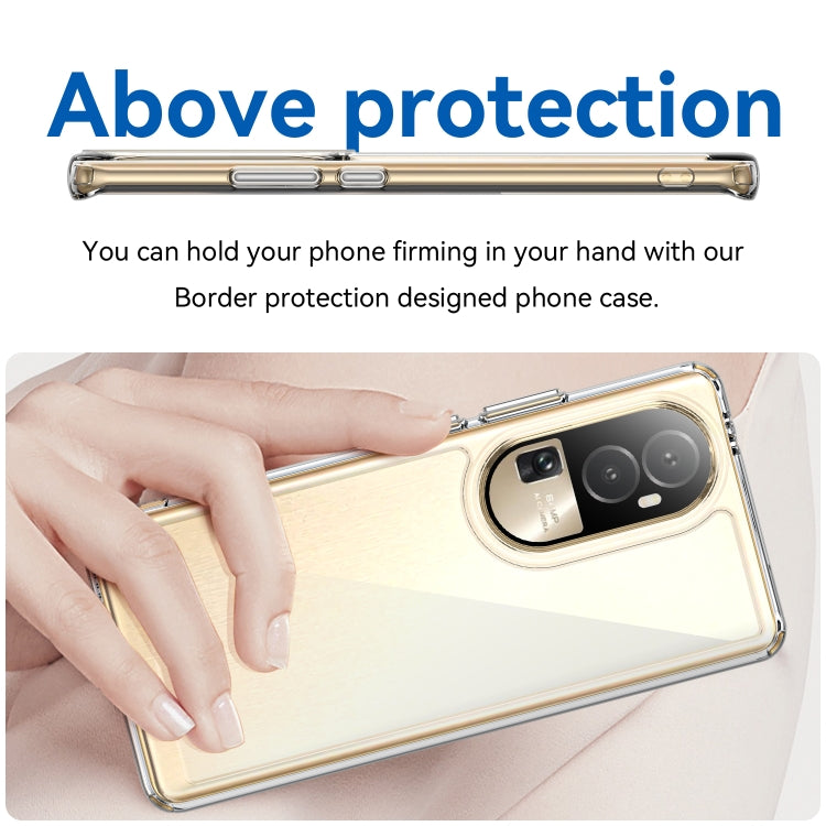 Colorful Series Acrylic + TPU Phone Case, For OPPO Reno10 Pro Global / Reno10 Global