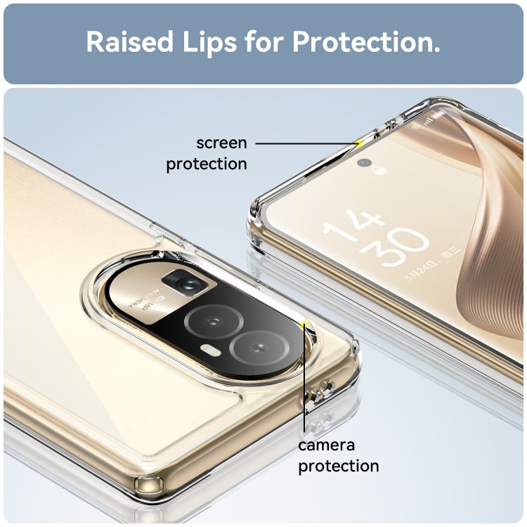 Colorful Series Acrylic + TPU Phone Case, For OPPO Reno10 Pro Global / Reno10 Global