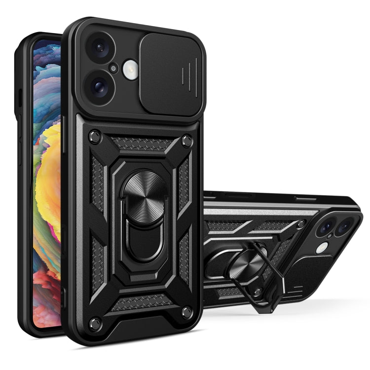 Sliding Camera Cover Design TPU+PC Phone Case, For iPhone Air, For iPhone 16 Pro Max, For iPhone 16 Pro, For iPhone 16 Plus, For iPhone 16, For iPhone 15 Pro