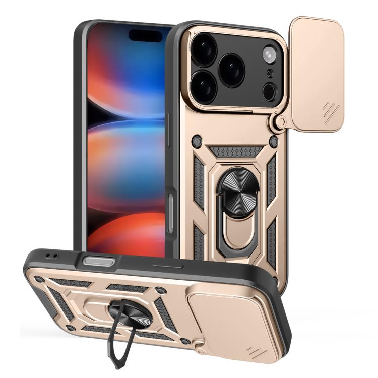 Sliding Camera Cover Design TPU+PC Phone Case, For iPhone 18 Pro, For iPhone 18 Pro Max, For iPhone 17e / 16e, For iPhone 17 Pro Max, For iPhone 17 Pro, For iPhone 17